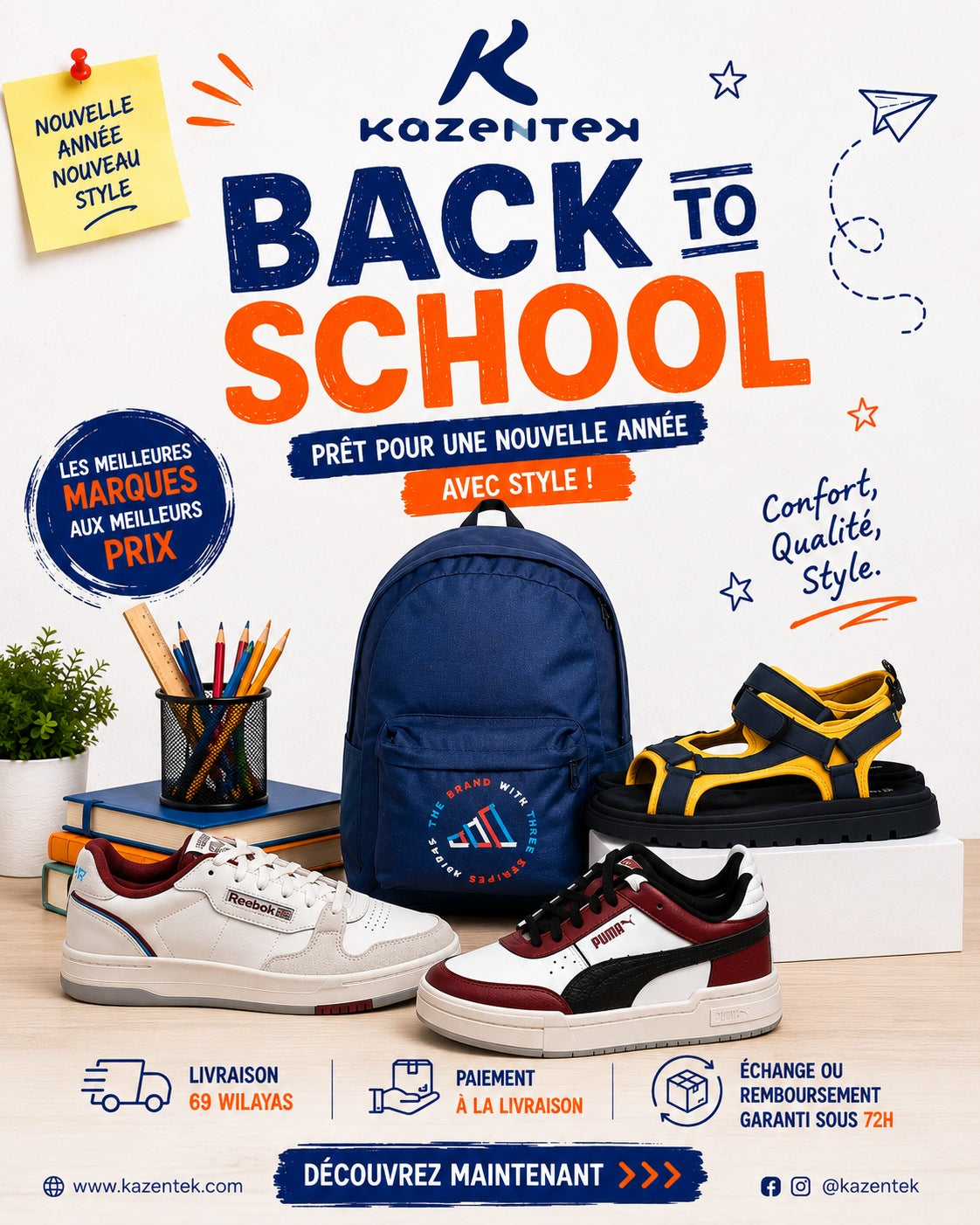 Back to school | Rentrée scolaire en Algérie | Kazentek Algérie 