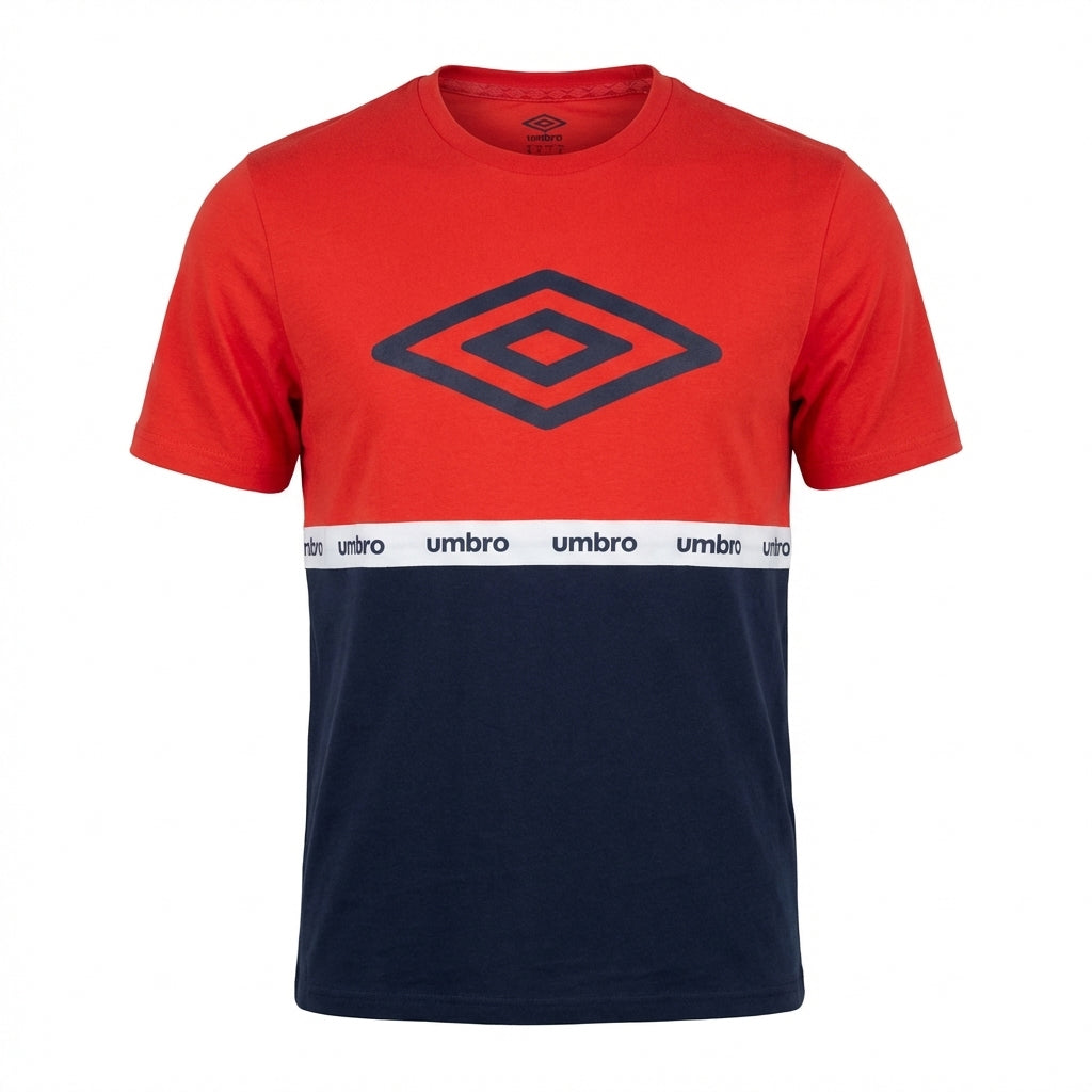 UMBRO T-SHIRTS ORIGINAL HOMME ROUGE COTON - UAA241M004-005