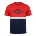 UMBRO T-SHIRTS ORIGINAL HOMME ROUGE COTON - UAA241M004-005