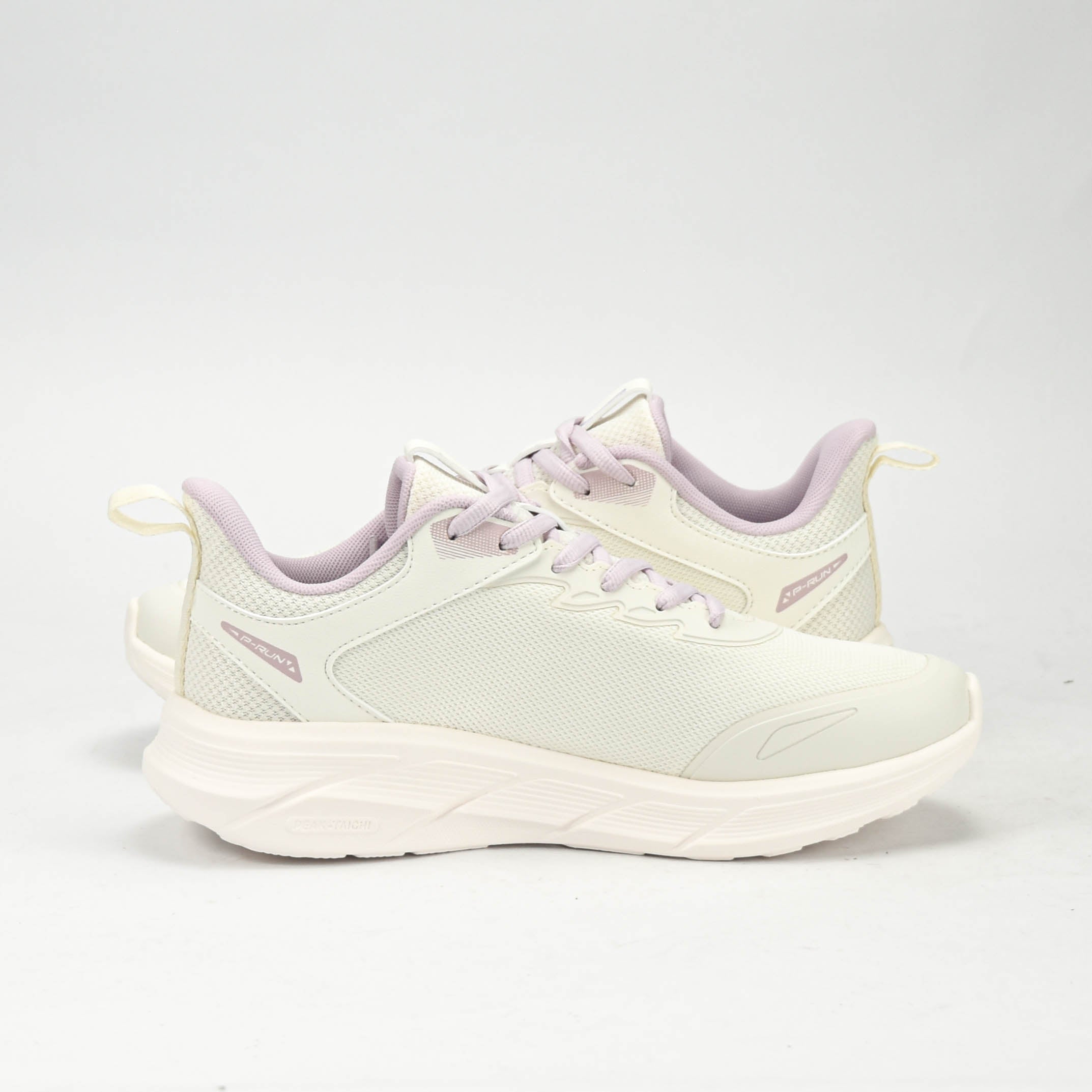 PEAK TRAINING RUNNING SHOES-WHITE/PURPLE - EXT54428H-Z524