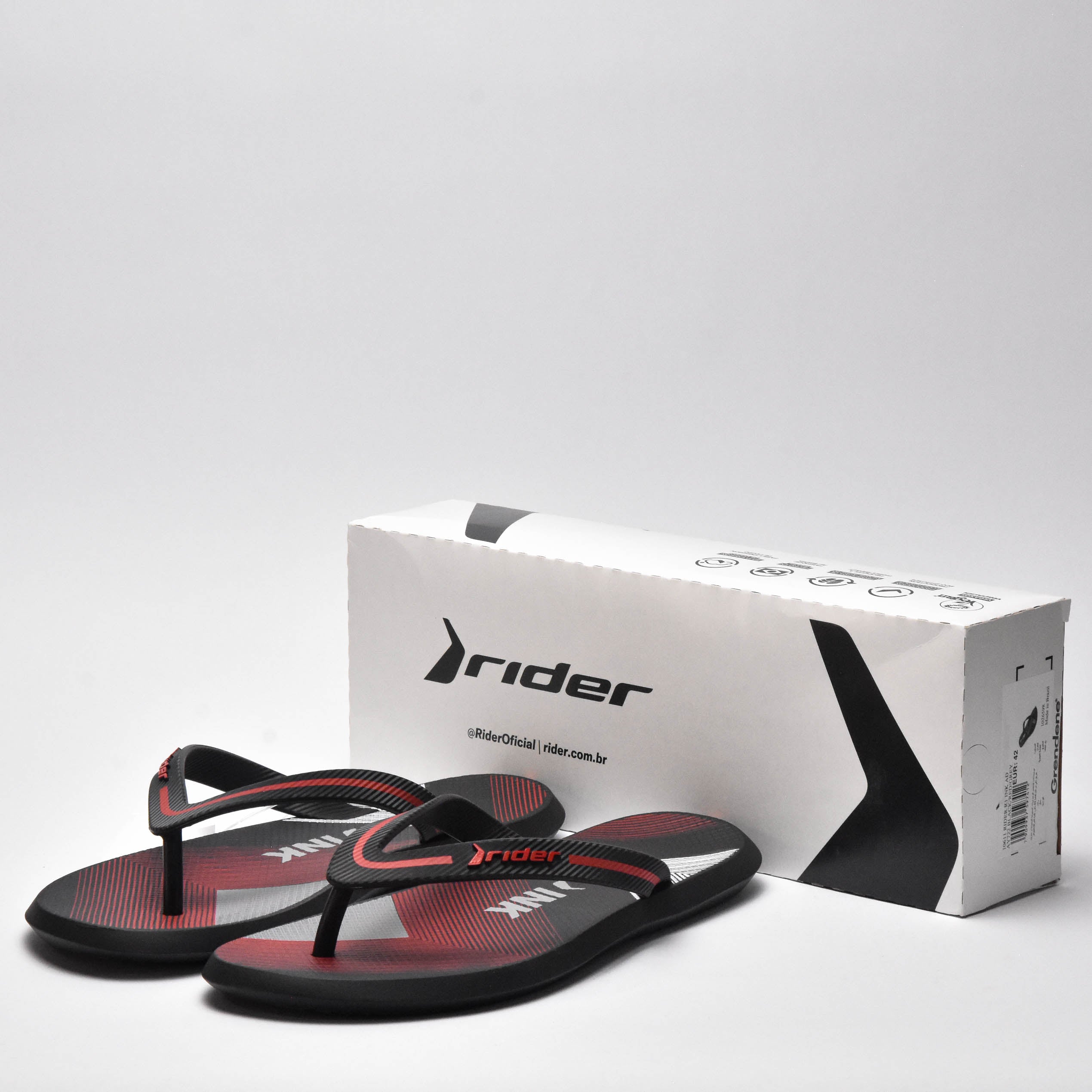 RIDER R1 INK AD BLACK/RED/GREY - 10611AY722
