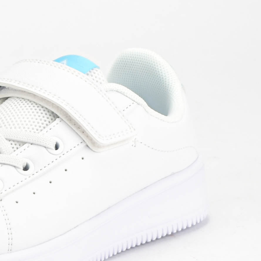 Kids Casual Shoes White Tblue - EK3902B-1037