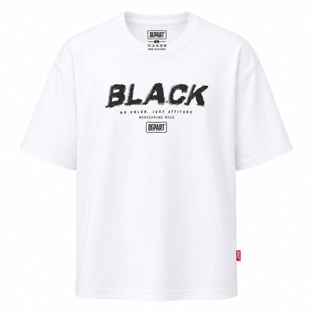 Départ Homme T-shirt Oversize Blanc - MT319-G23-014072