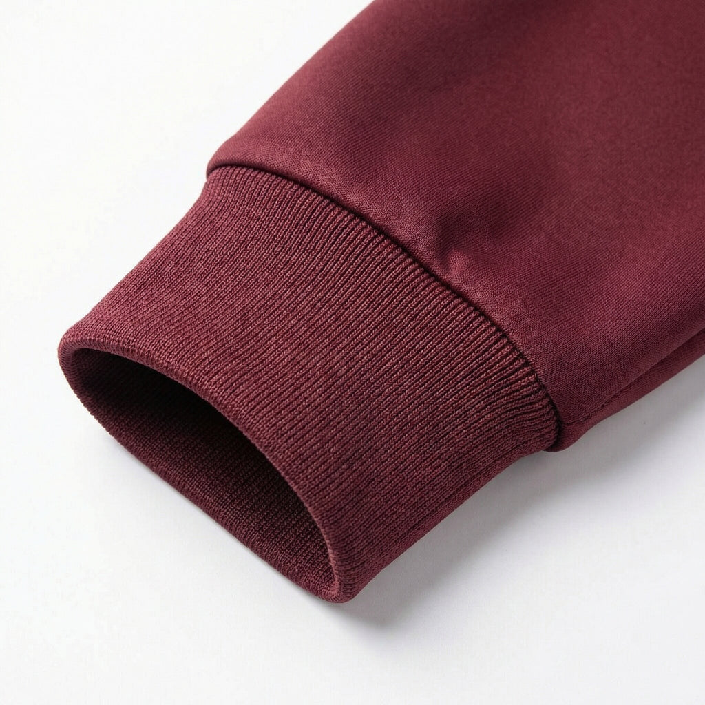 Peak Knitted Tracksuit Burgundy - FW94053-0090