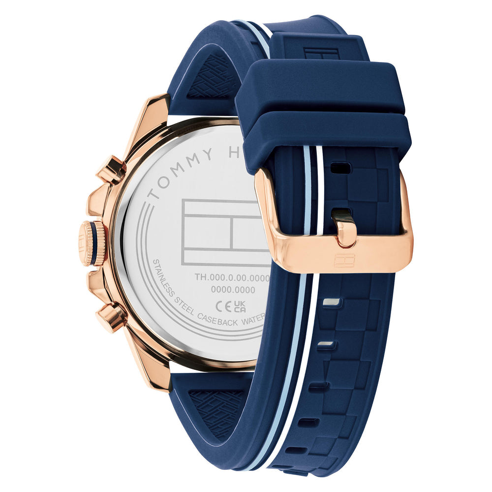 Montre Tommy Hilfiger Silicone Navy Dial Multi-function - 1710637