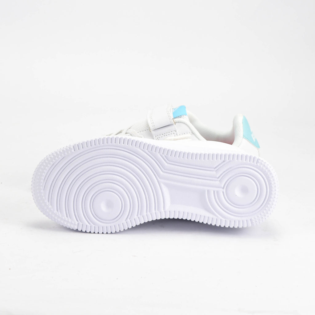 Kids Casual Shoes White Tblue - EK3902B-1037