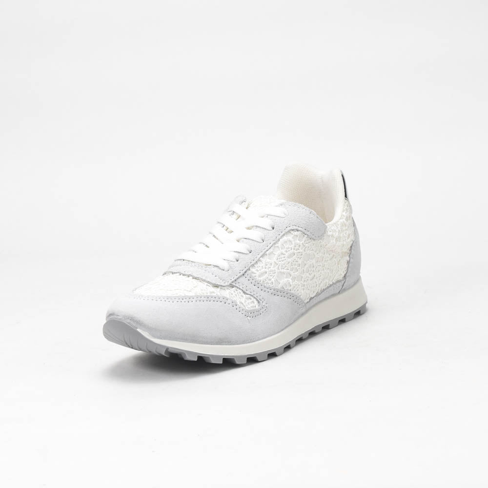 ANDRÉ BASKETS FEMME SONG CUIR BLANC - 52149382404