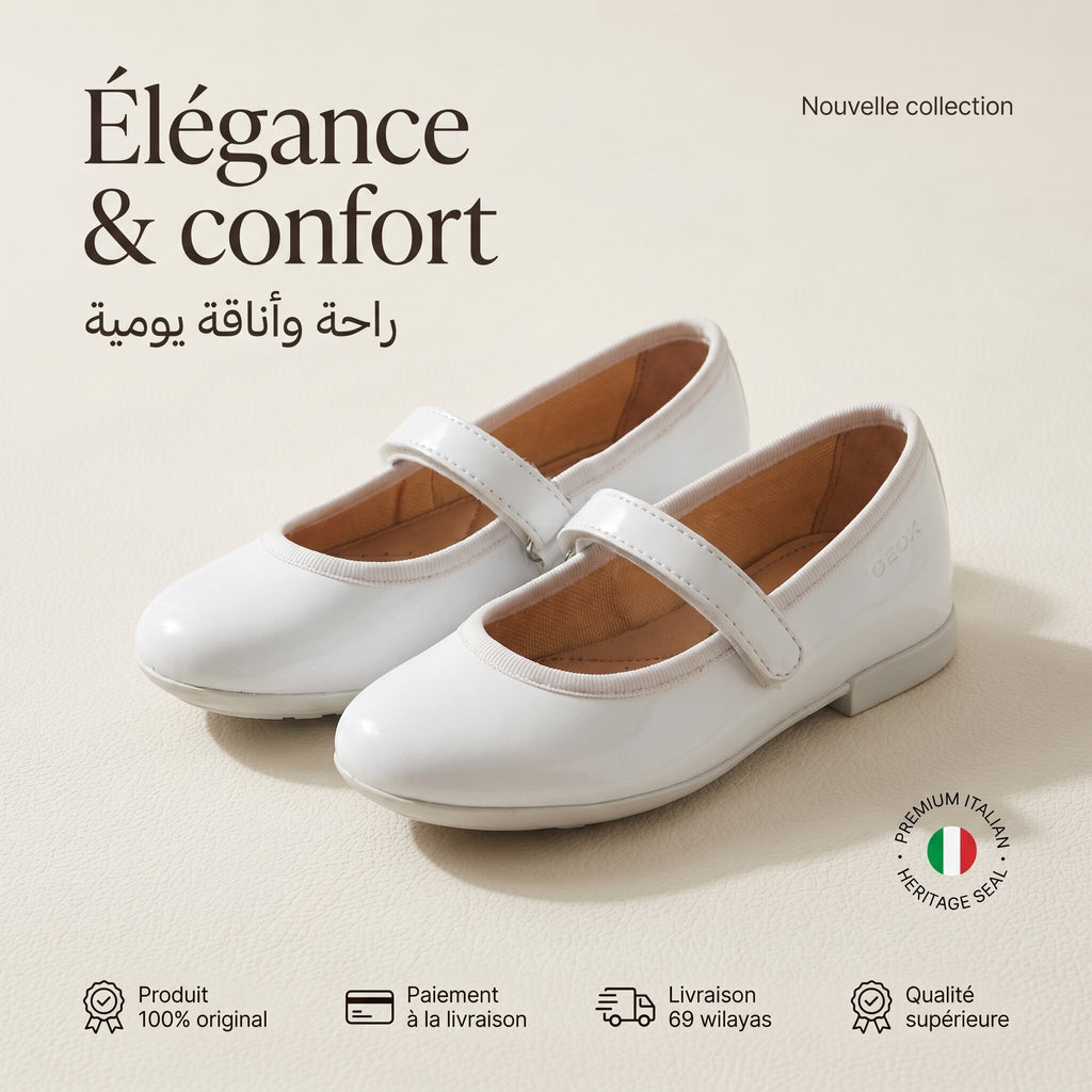 Geox Plie Girl Ballerina Flats - J0255A000HH-C1000