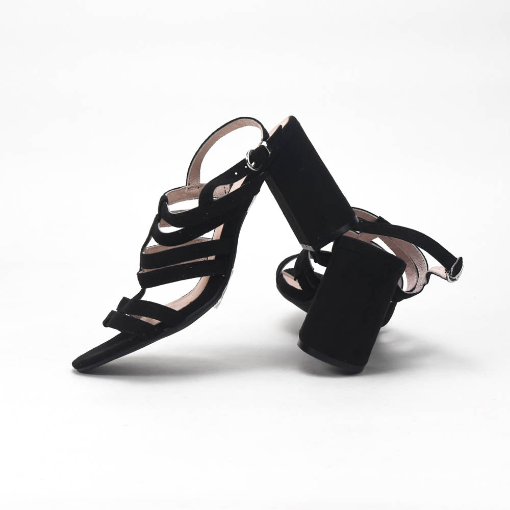ANDRÉ SANDALES FEMME CAPUCINE DAIM NOIR - 52314188403