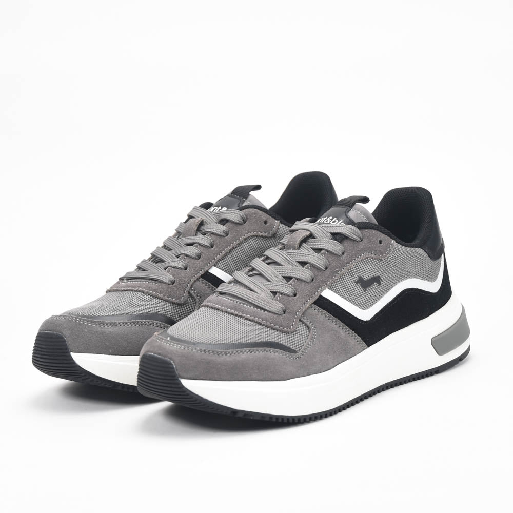 Harmont and Blaine Suede and Technical Fabric Sneakers - EFM252.050.A60.AD