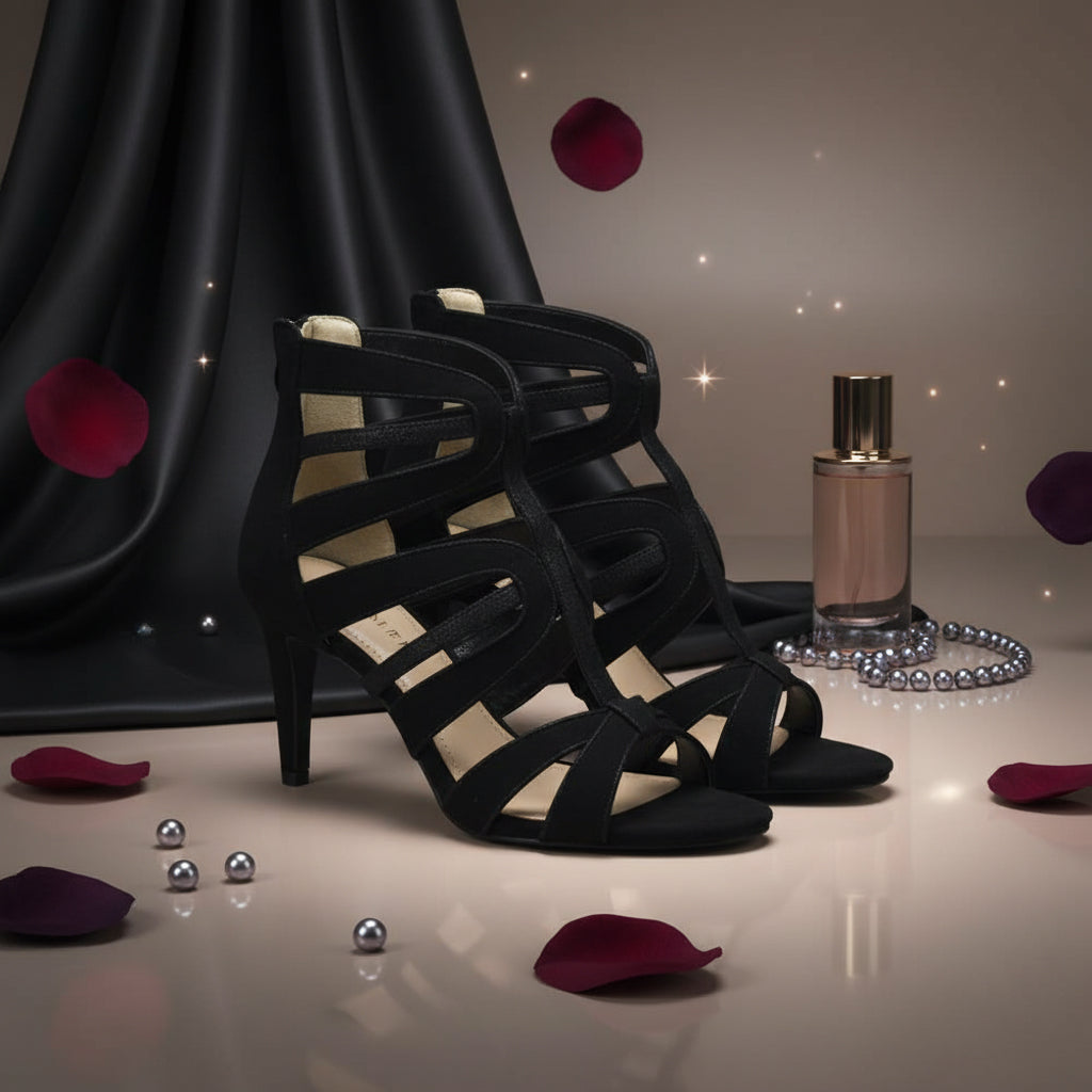 ANDRÉ ESCARPINS FEMME CHILI NOIR - 52314158407