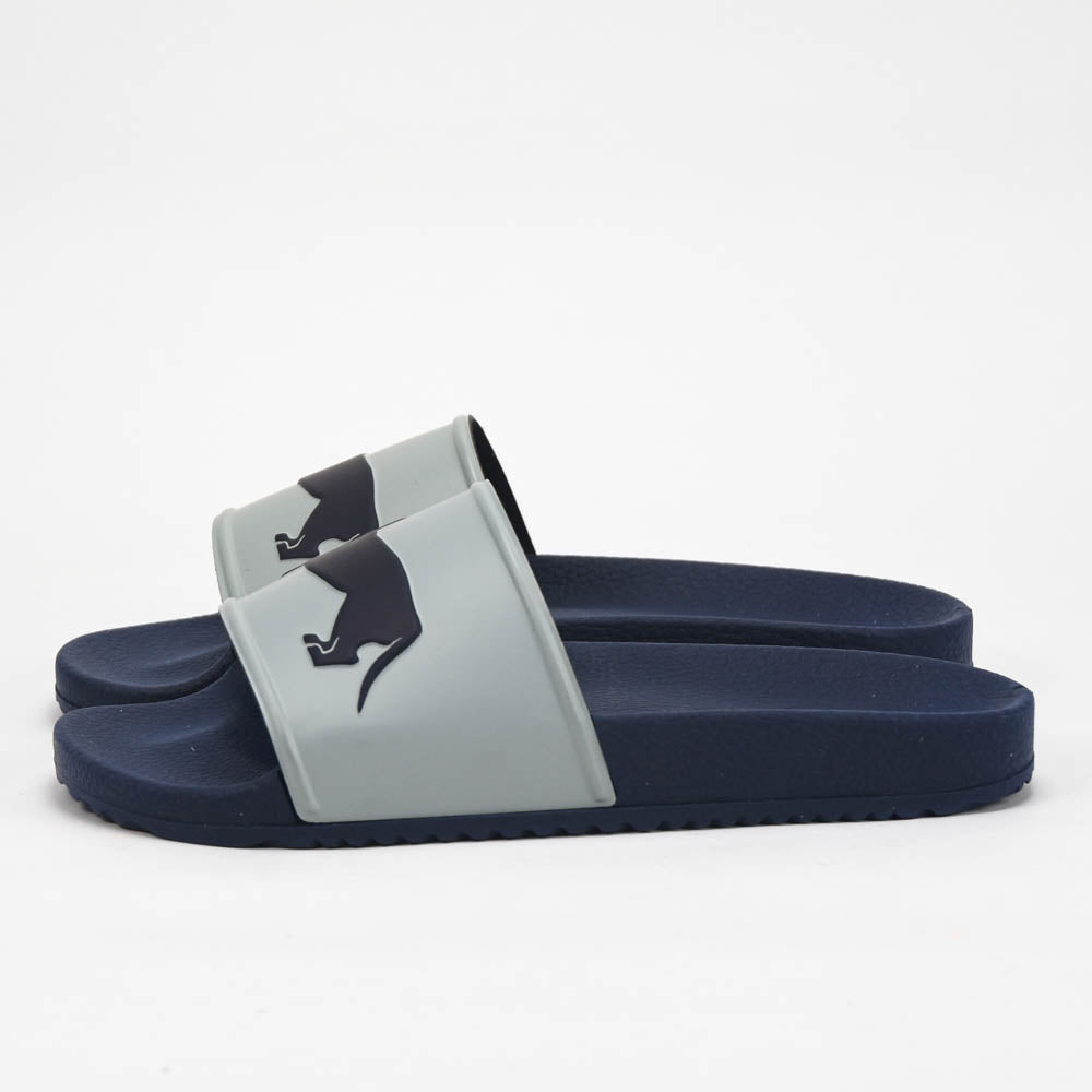 HARMONT AND BLAINE CIABATTA UOMO EVA - LOGO GRIGIO - BLU - EFM231-131-6520