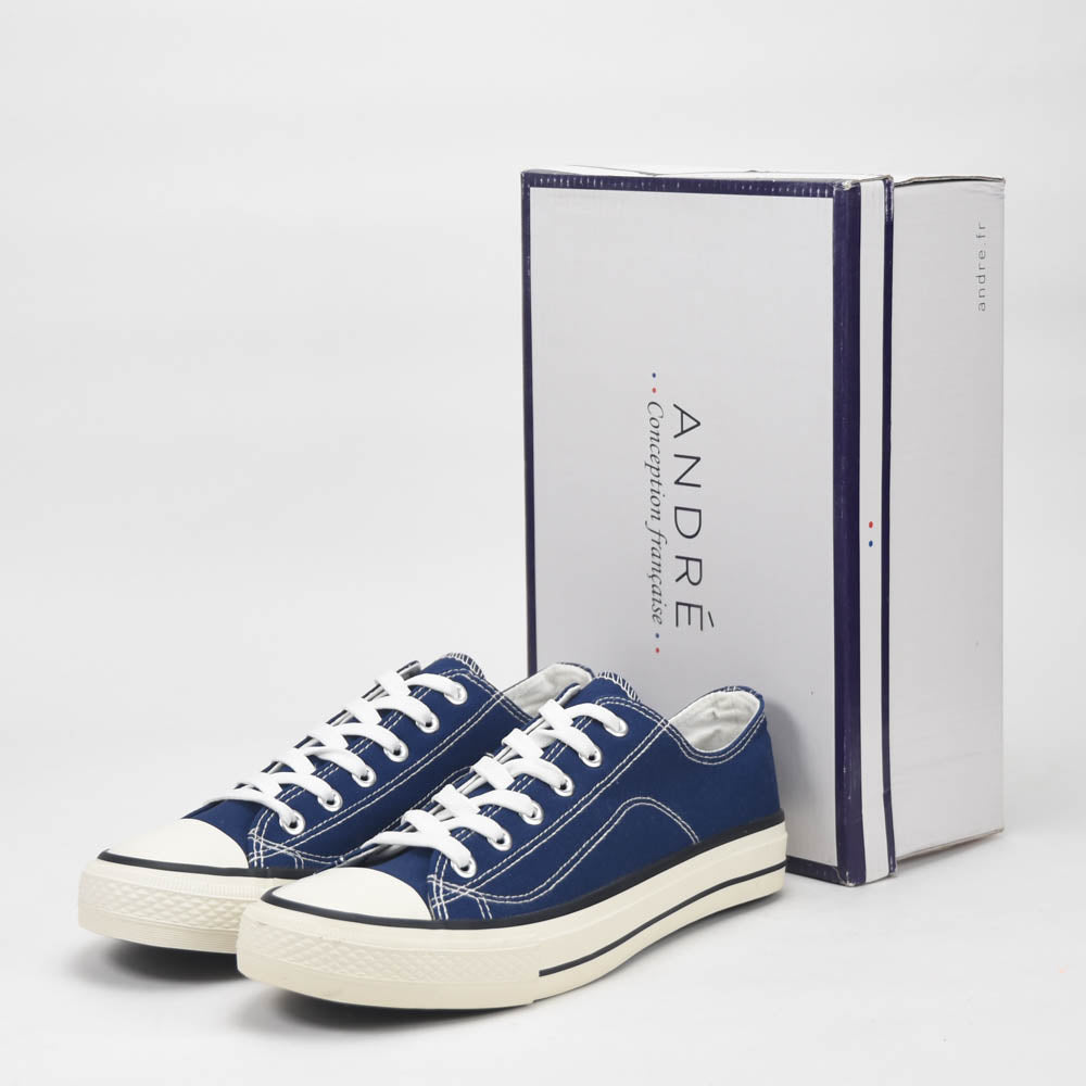 ANDRÉ ESPADRILLES HOMME VOILURE TEXTILE BLEU - 51355480618