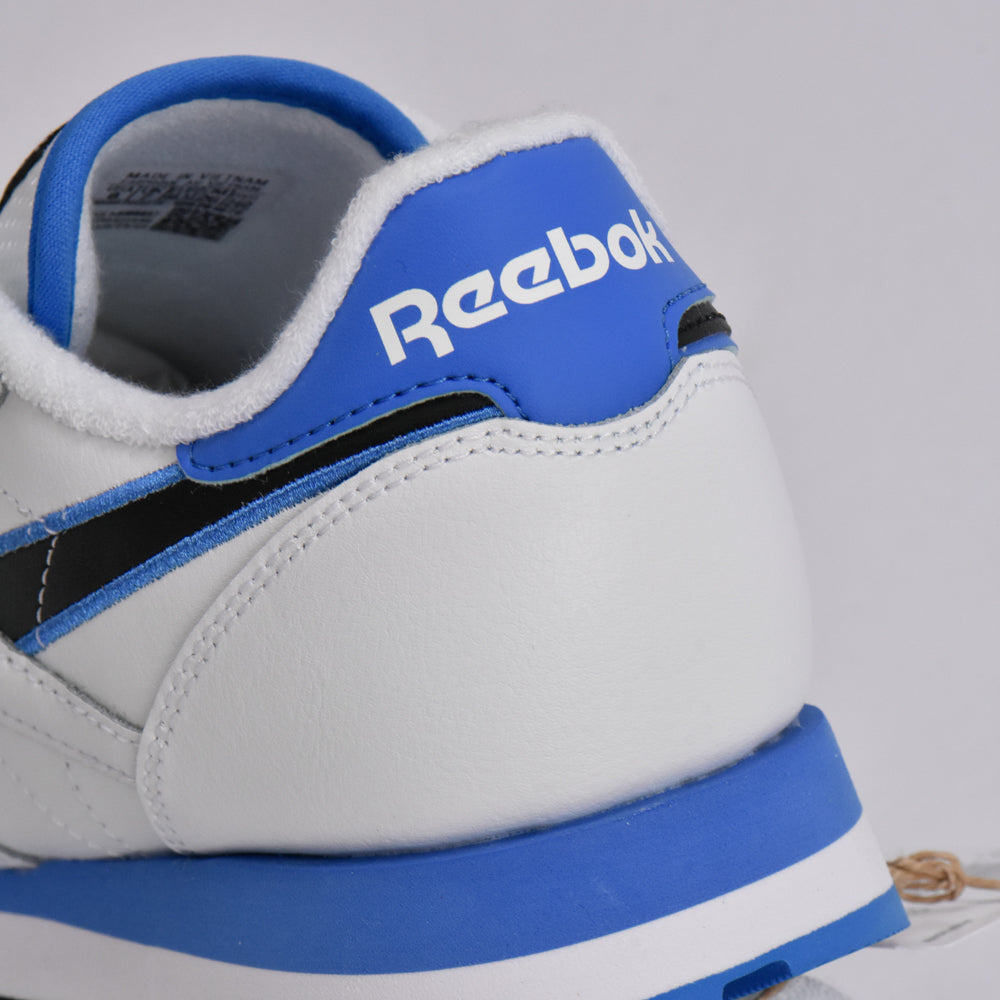 REEBOK CLASSIC LEATHER WHITE/BLUE/BLACK - 100201078