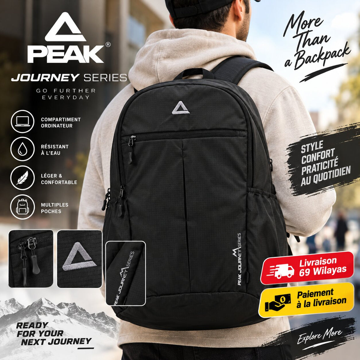 PEAK BACKPACK - B1262070-20
