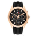 Tommy Hilfiger Lars Rose Gold-Plated Silicone Strap - 1710650