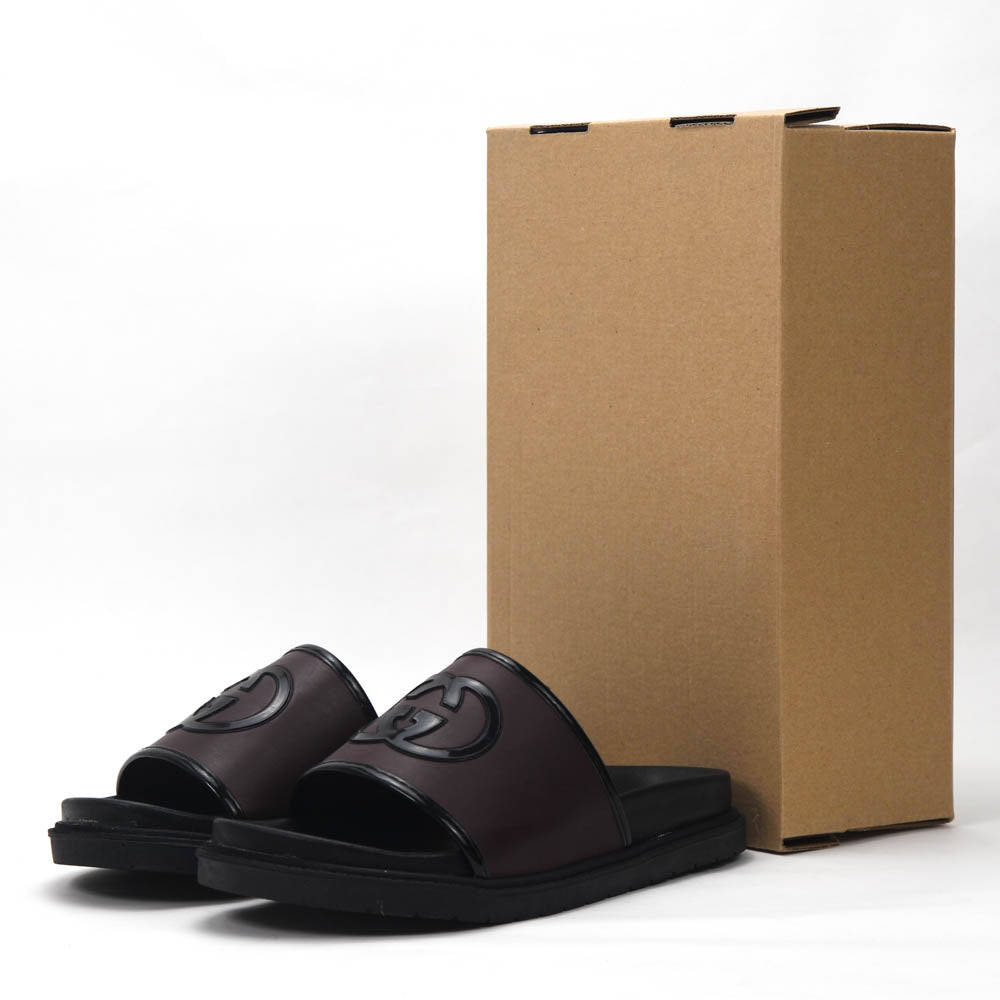 CLAQUETTS POUR HOMME - G-03-MARRON