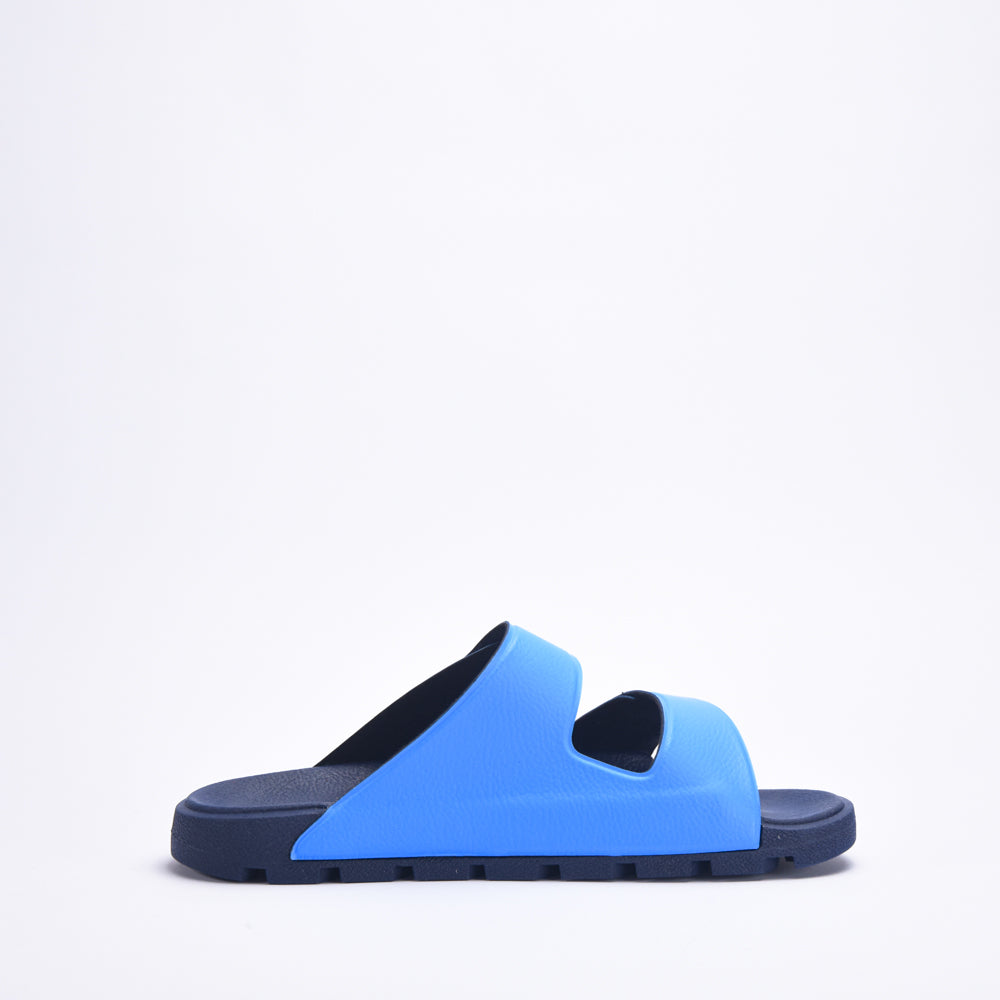 CIABATTA UOMO BLUBBER - LOGO AZZURRO - BLU - EFM231-140-6580