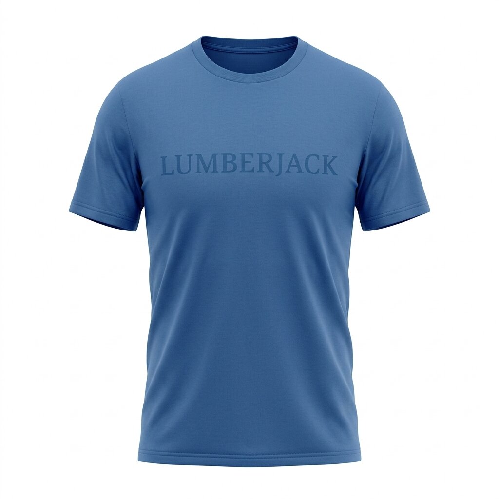 LUMBERJACK MEN TEE BIG HORIZONTAL LOGO NAVY - LBJ26010-BLG