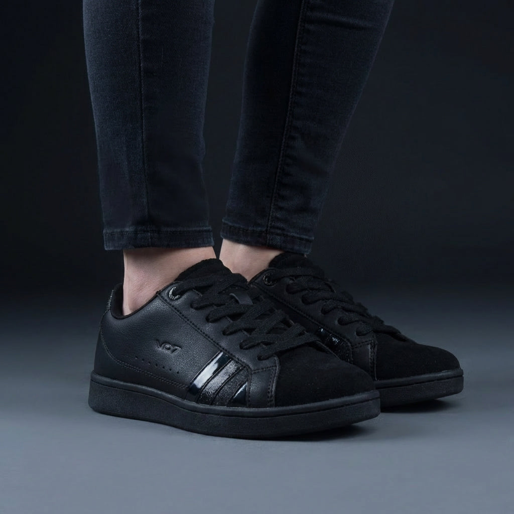 VO7 BASKETS JEANNE FEMME BLACK - CH-JEA-BLK