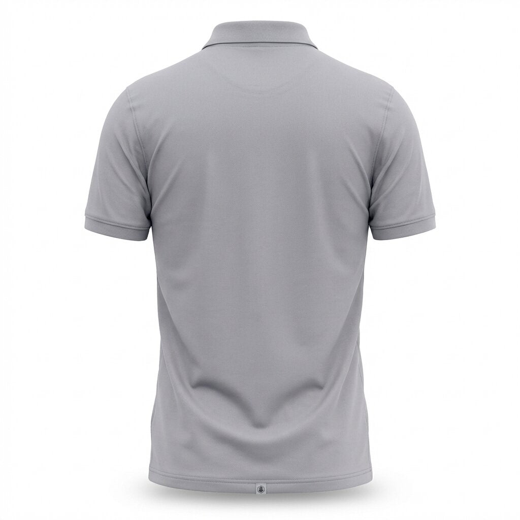 LUMBERJACK MEN POLO ESSENTIALS MINI LOGO GREY - LBJ69009-GRY