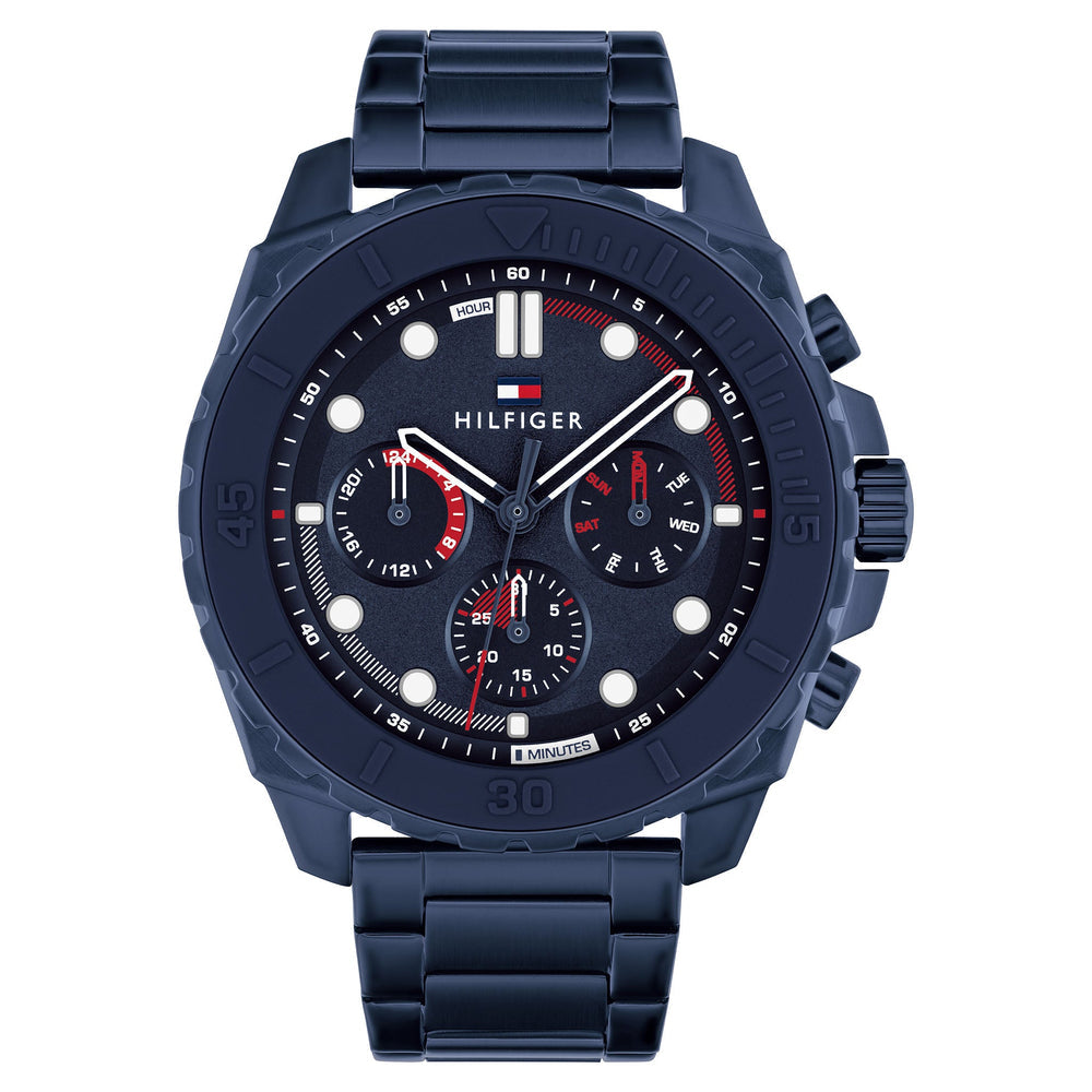 Montre Tommy Hilfiger Blue Steel Navy Dial Multi-function - 1710691