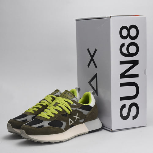 BASKET SUN68-JAKI-OUTDOOR-19-MILITAIRE - Z35115-19
