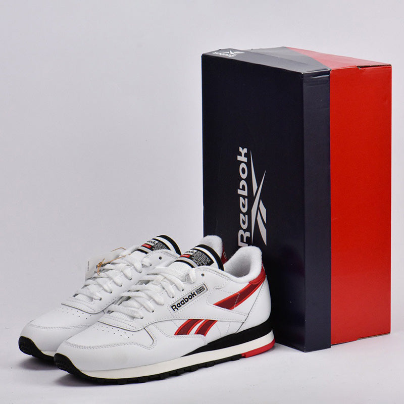 REEBOK CLASSIC LEATHER WHITE/RED/BLACK - 100201077