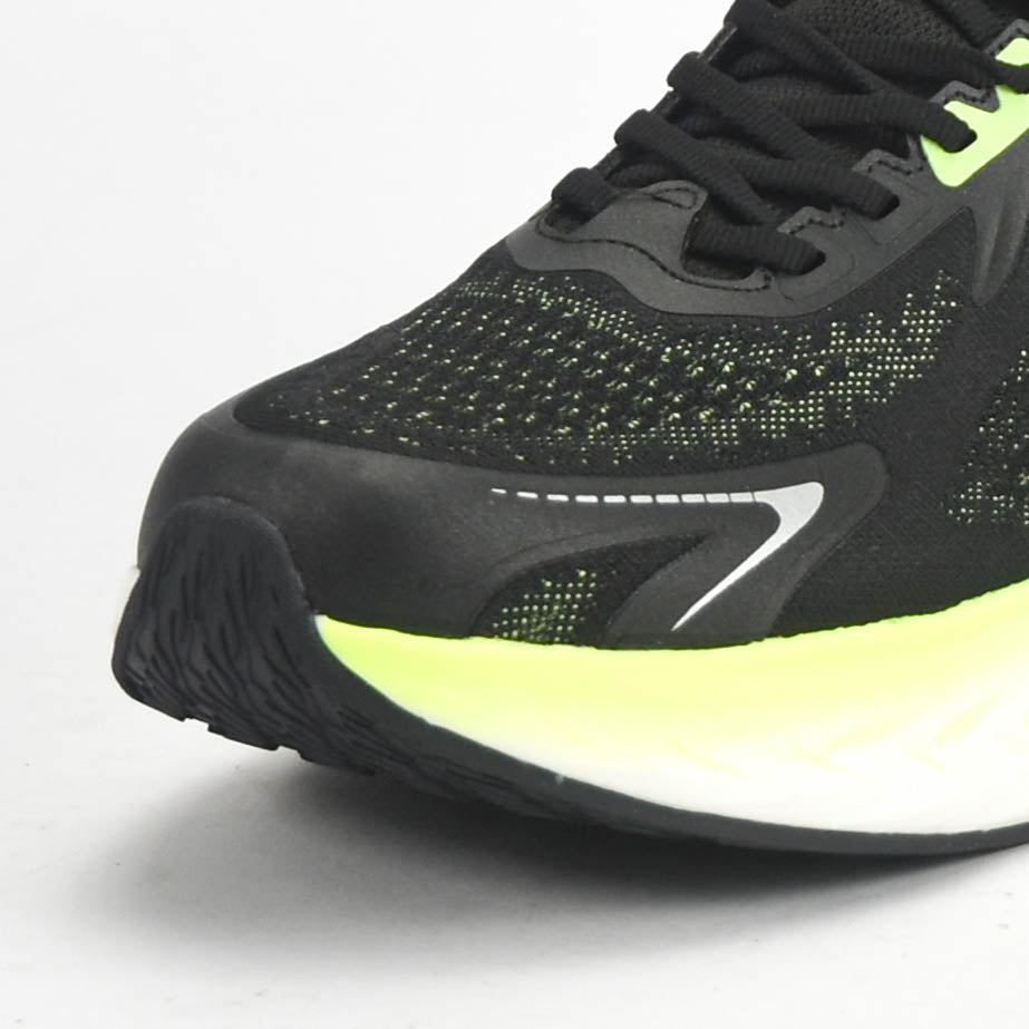 Peak Taichi Running Shoes Black/Fluorescent Green - EXT53607H-2055