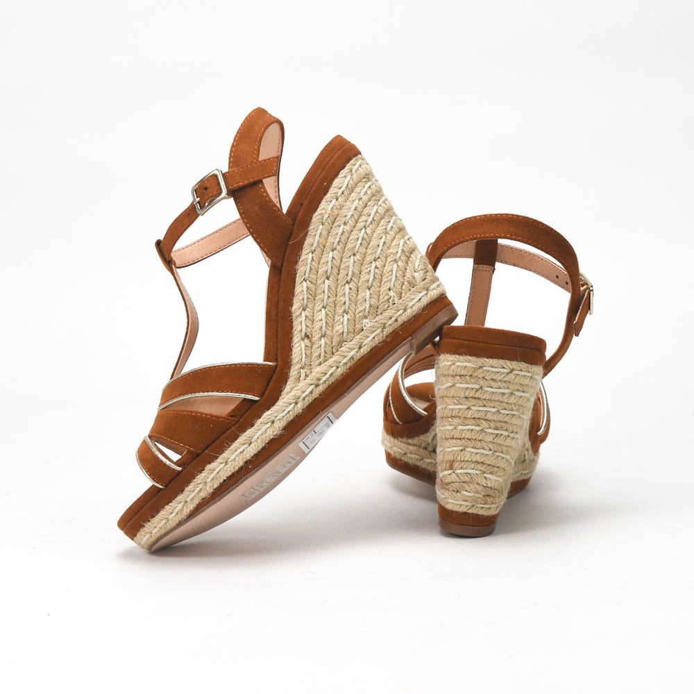 ANDRÉ SANDALES FEMME JULY CUIR MARRON - 52314689623