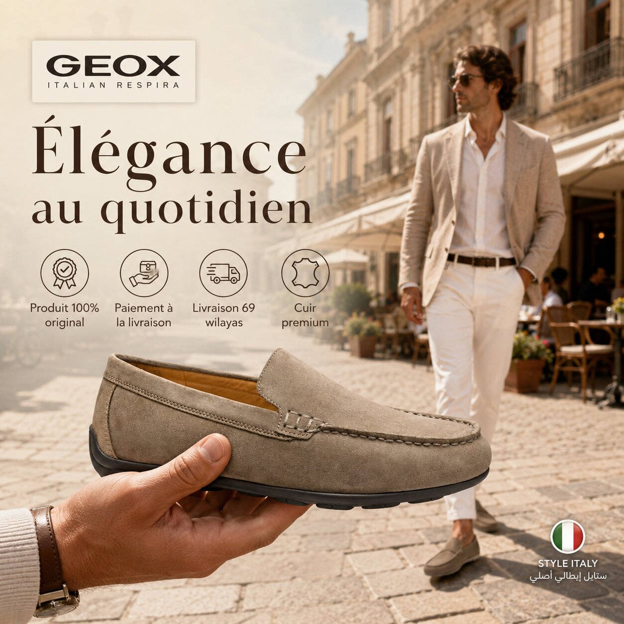 Geox Homme Mocassins - U55HYA00022-C1018