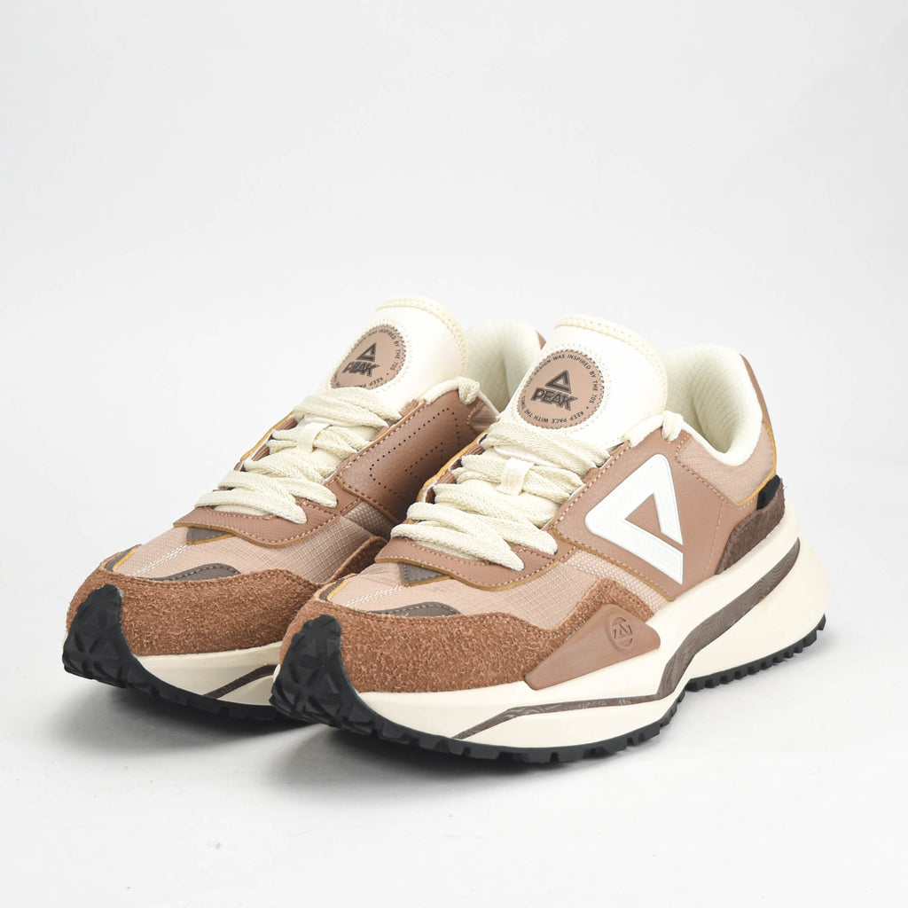 Peak Taichi Retro Casual Shoes Toffee Brown/Dark Coffee - ET34387E-00R2