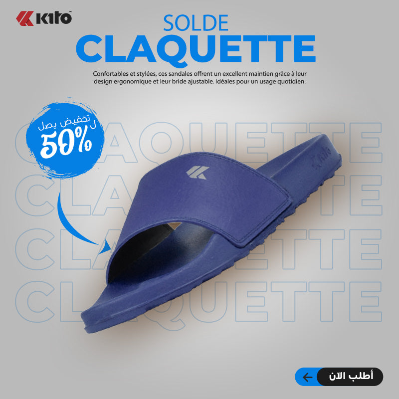 KITO CLAQUETTE AH14M NAVY BLUE - AH14MNB