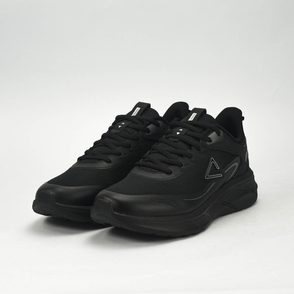 PEAK TRAINING RUNNING SHOES-ALL BLACK - EXT54427H-Y291