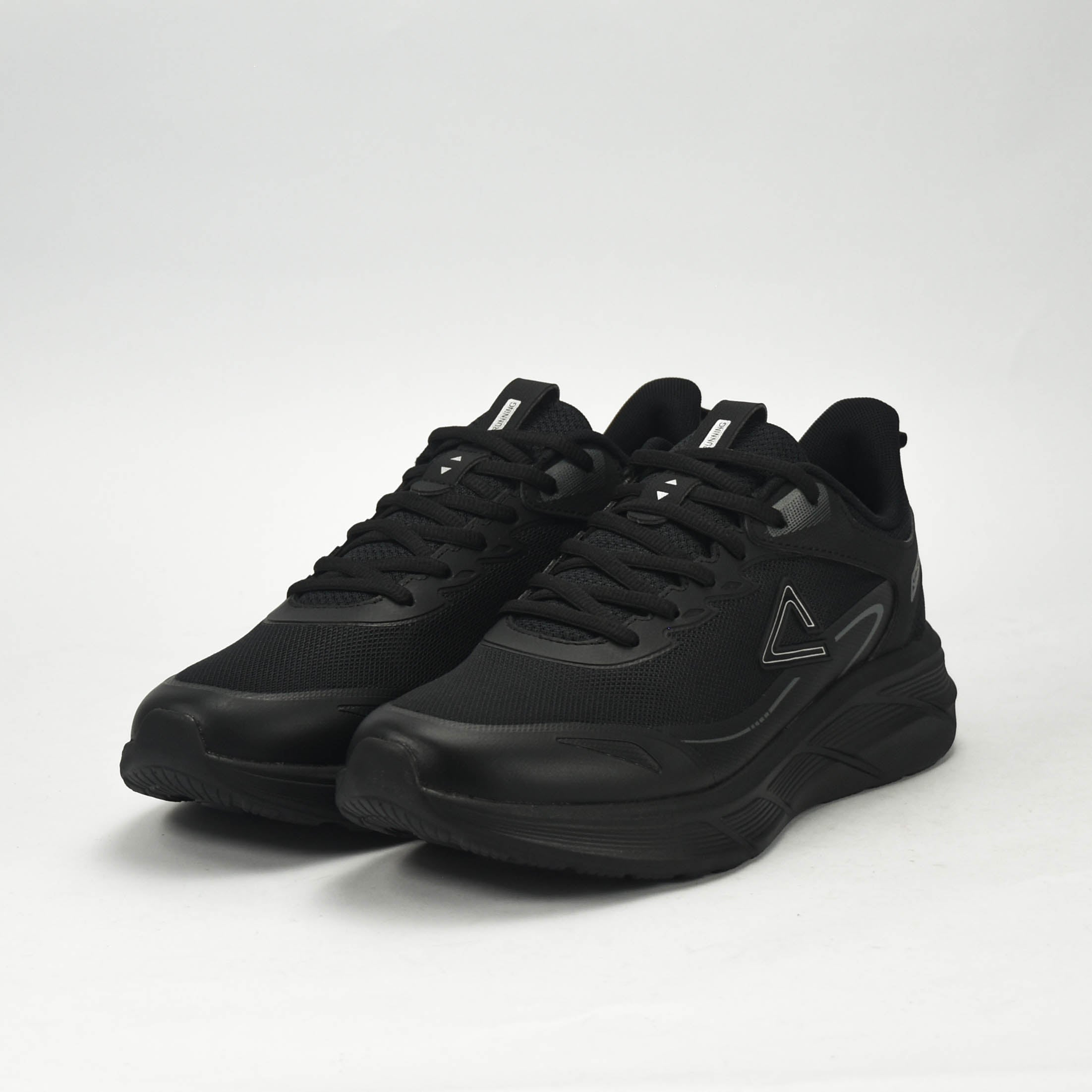PEAK TRAINING RUNNING SHOES-ALL BLACK - EXT54427H-Y291
