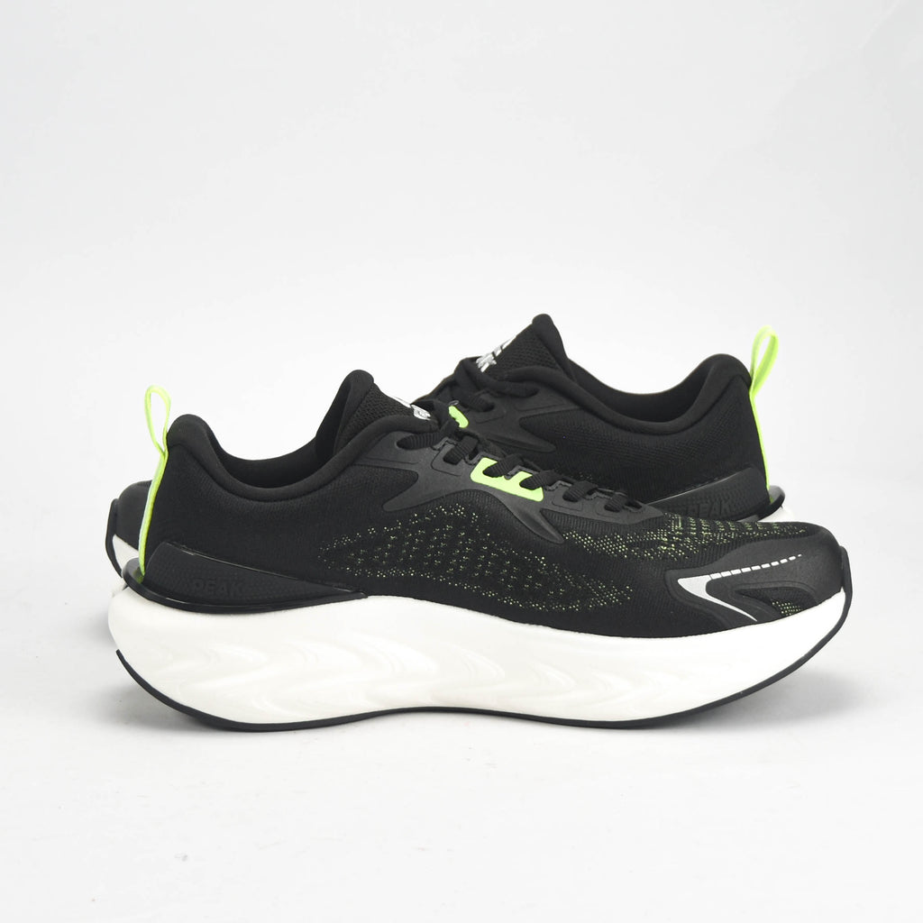 Peak Taichi Running Shoes Black/Fluorescent Green - EXT53607H-2055