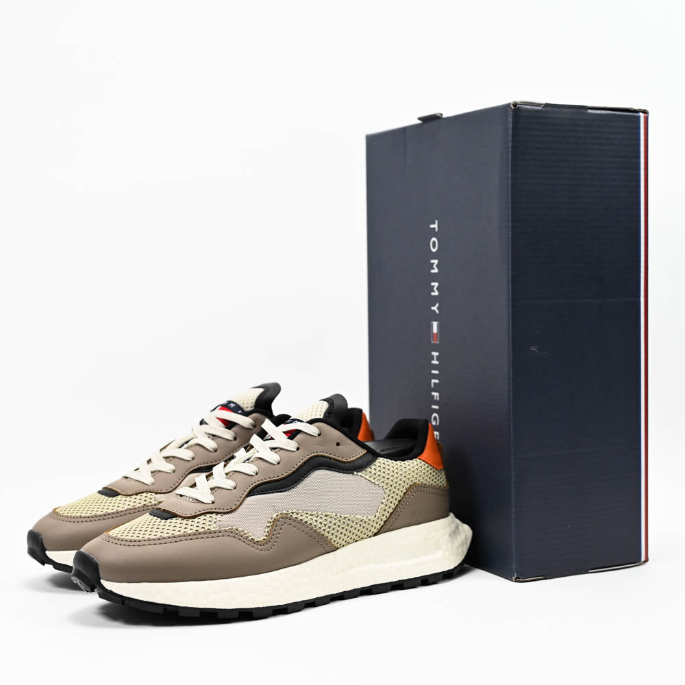 Tommy Hilfiger Men Sneakers - EM0EM01259-BROWN-BEIGE