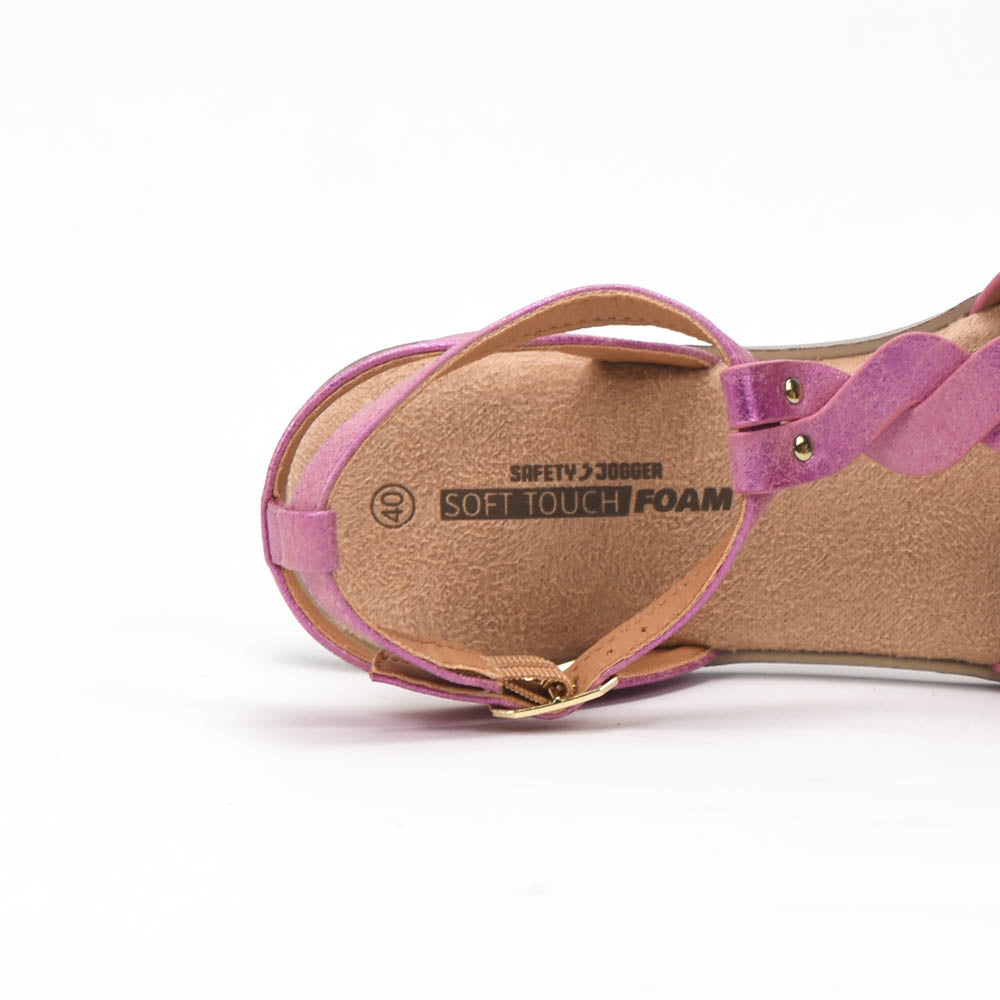 Safety Jogger Sandales Plates Femme - 610161-FUC-NAT