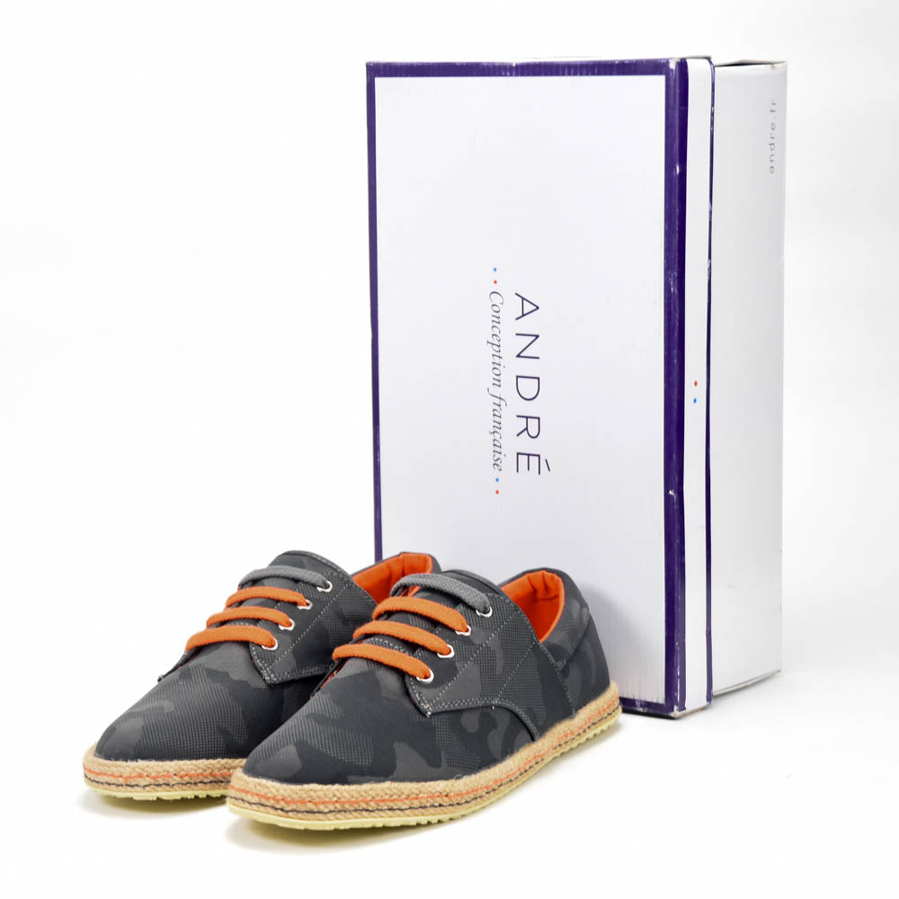 ANDRÉ ESPADRILLE HOMME LIANE GRIS - 51355580613