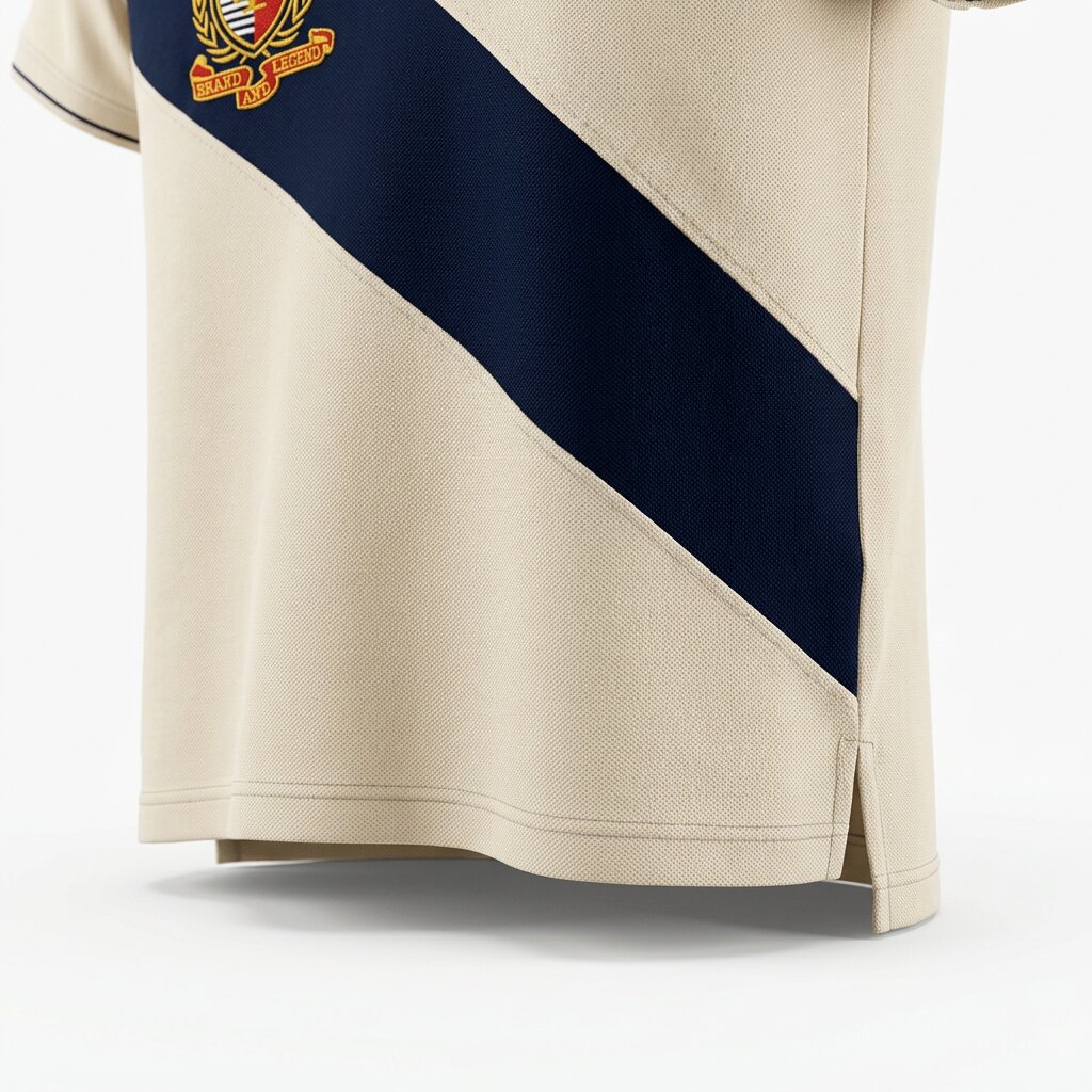American College Polo pour Homme - PL250308C-BEIGE