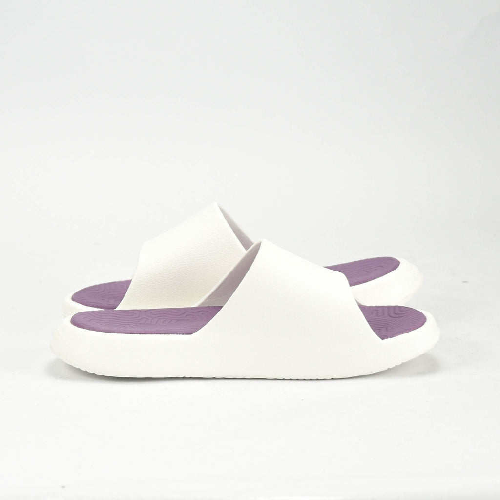 Peak Taichi Sports Slippers White/Purple - ET53098L-Z472
