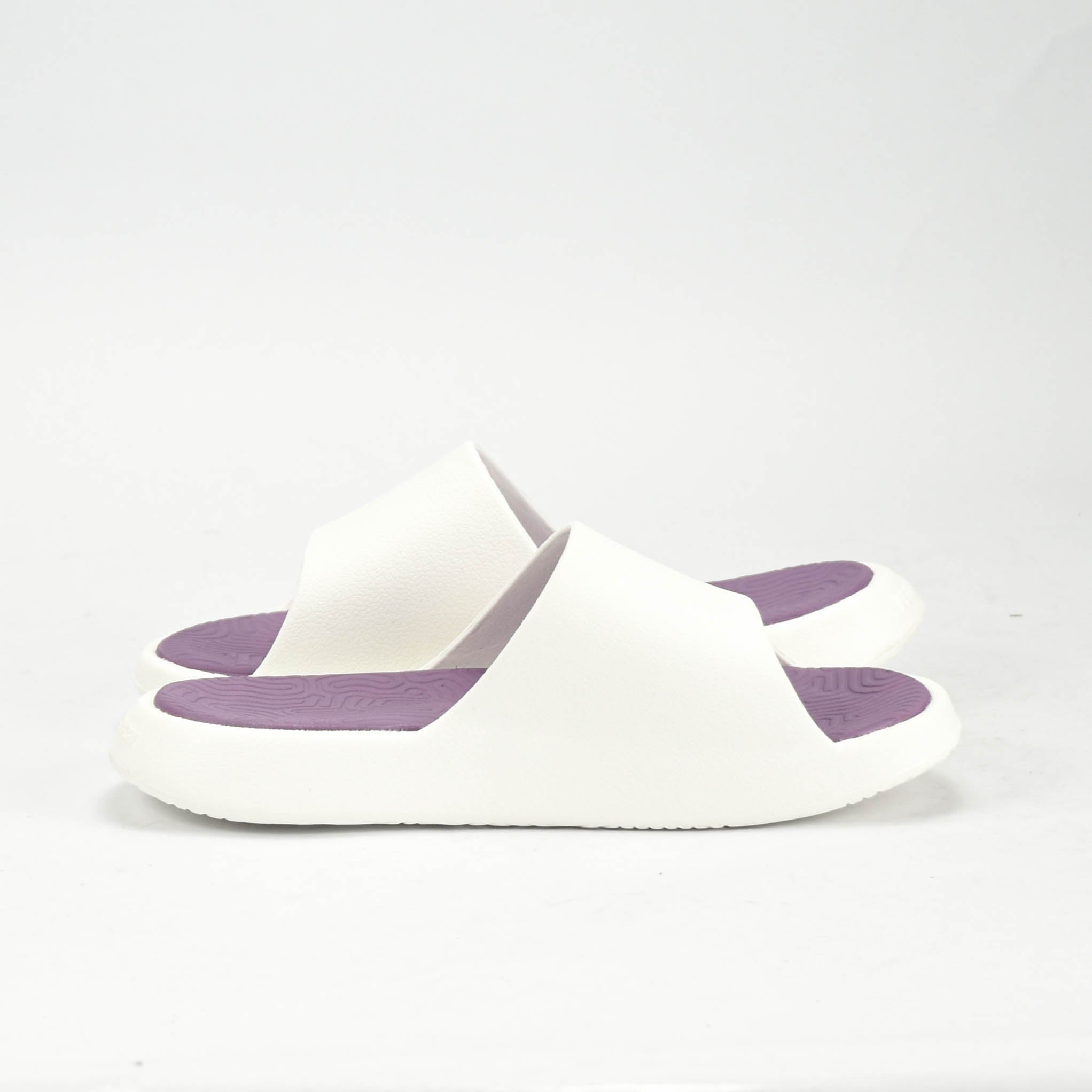 Peak Taichi Sports Slippers White/Purple - ET53098L-Z472