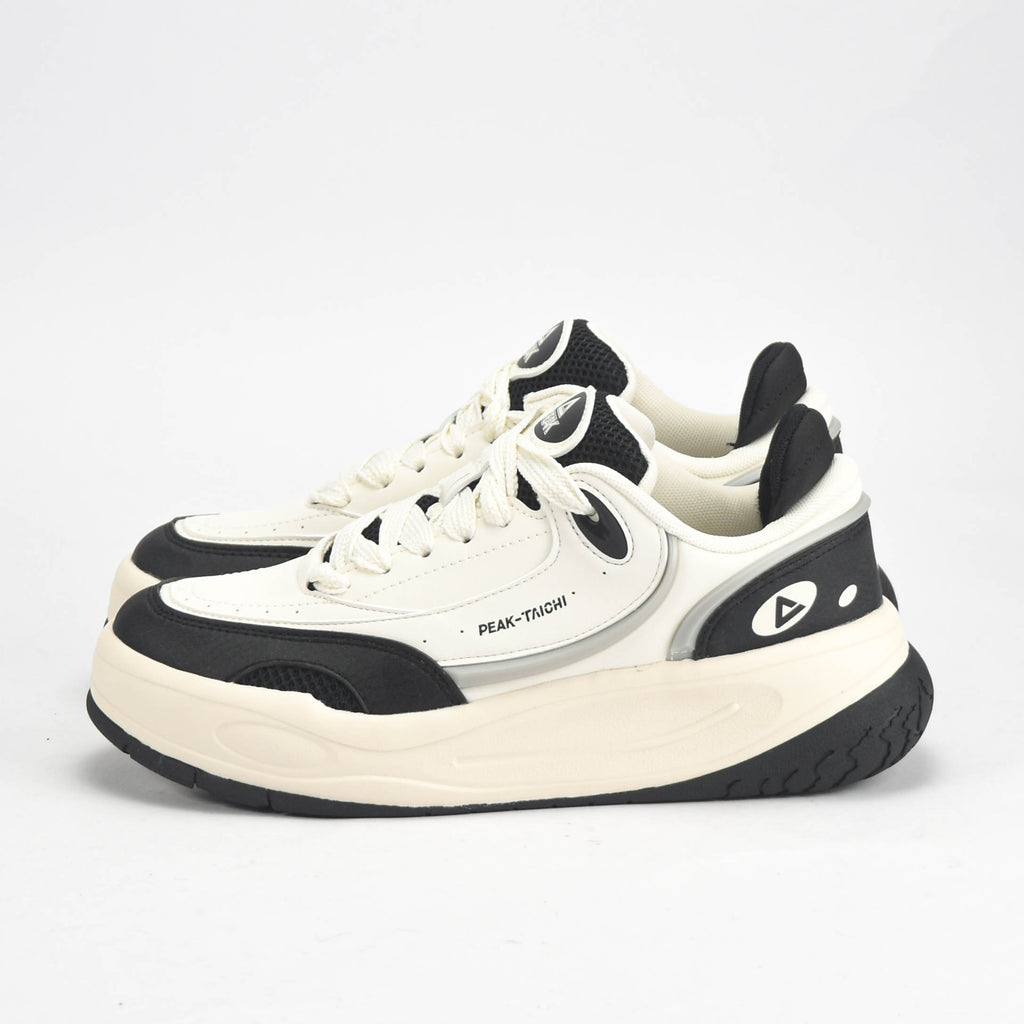 Peak Taichi Casual Shoes Canvas White/Black - DB530128-Z487