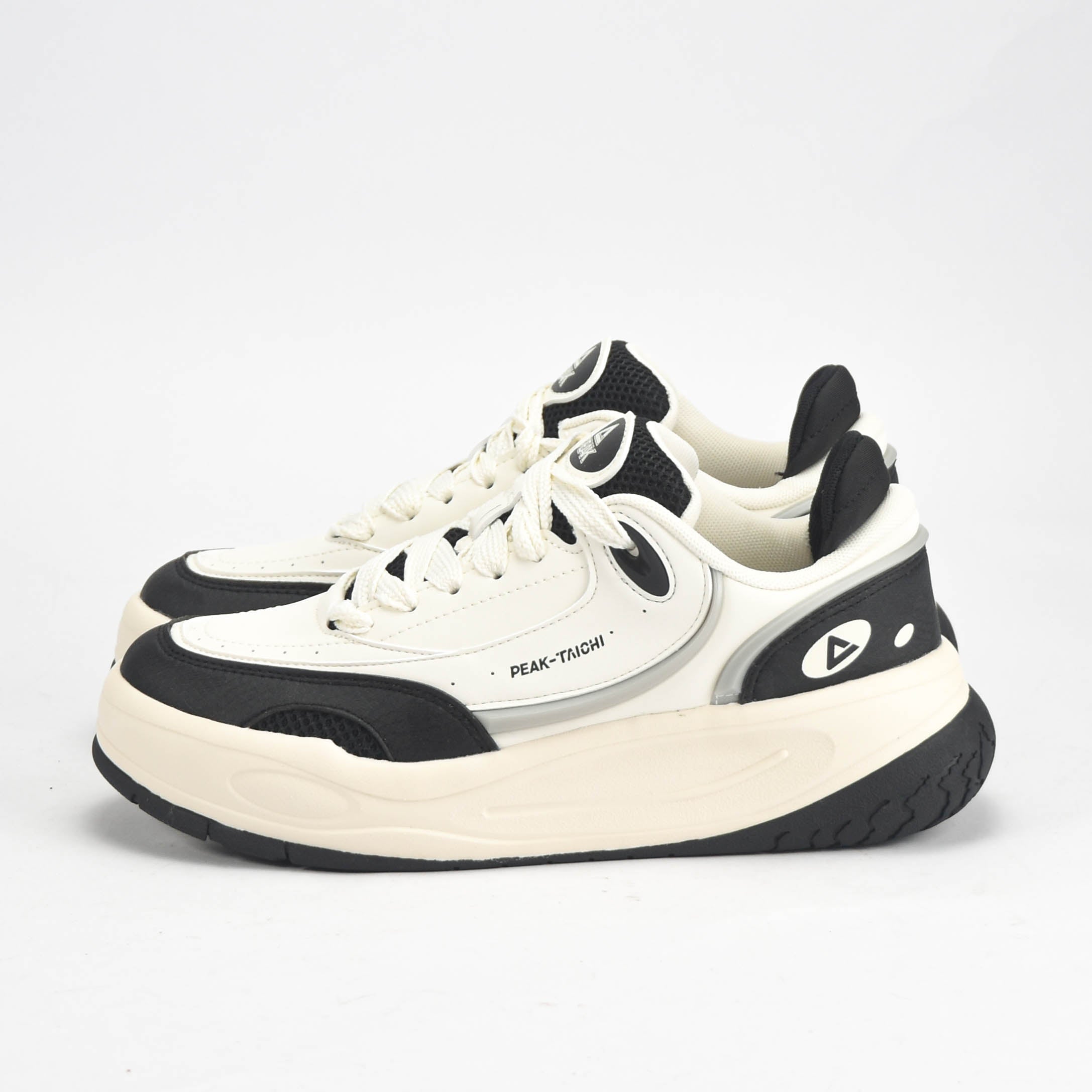 Peak Taichi Casual Shoes Canvas White/Black - DB530128-Z487