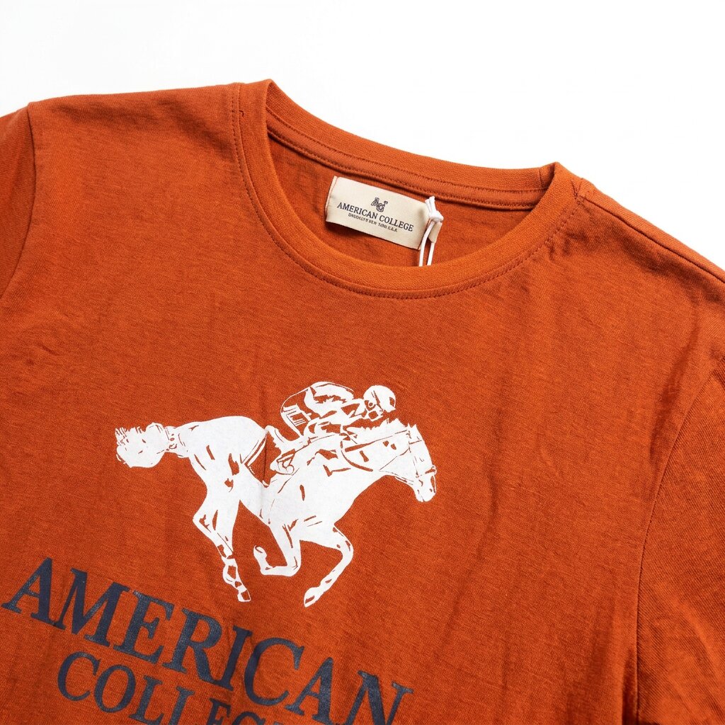 American College t-shirt pour Homme - TS260103-BROWN