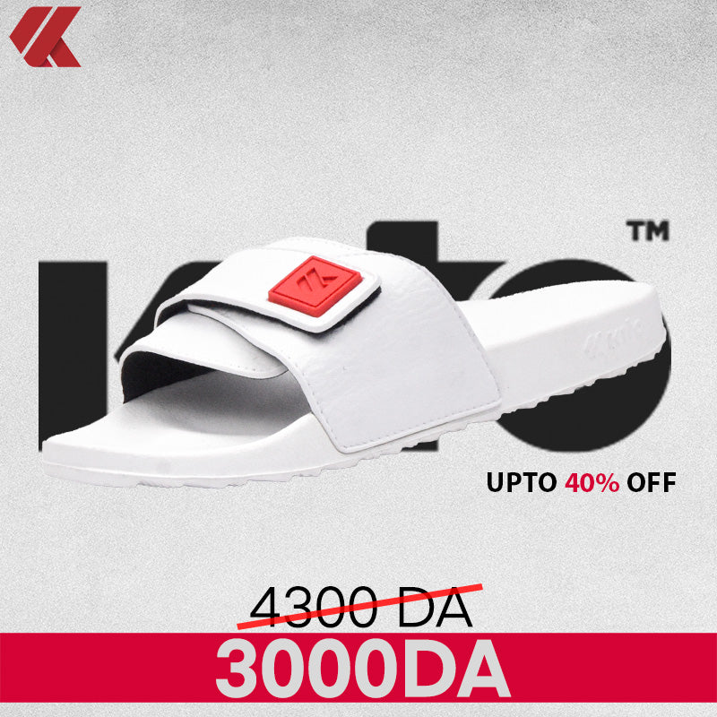 CLAQUETTE AH83M WHITE KITO - AH83MWHT