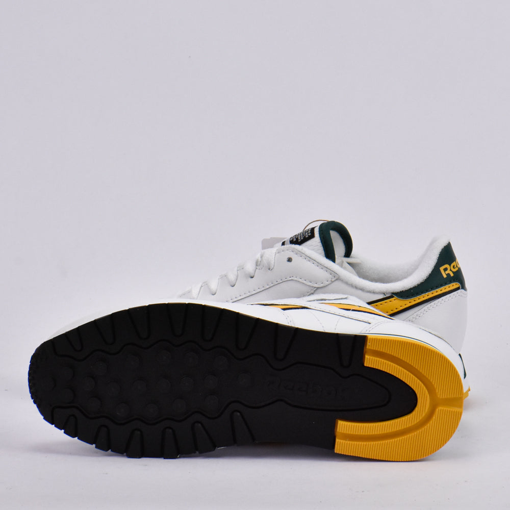 REEBOK CLASSIC LEATHER WHITE/GOLD/GREEN - 100201079