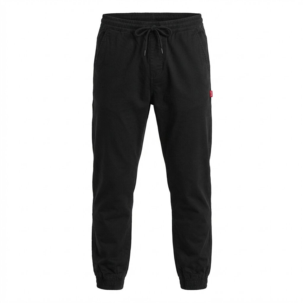 DEPART JOGGER SLIM HOMME NOIR - G21-000176-BLACK