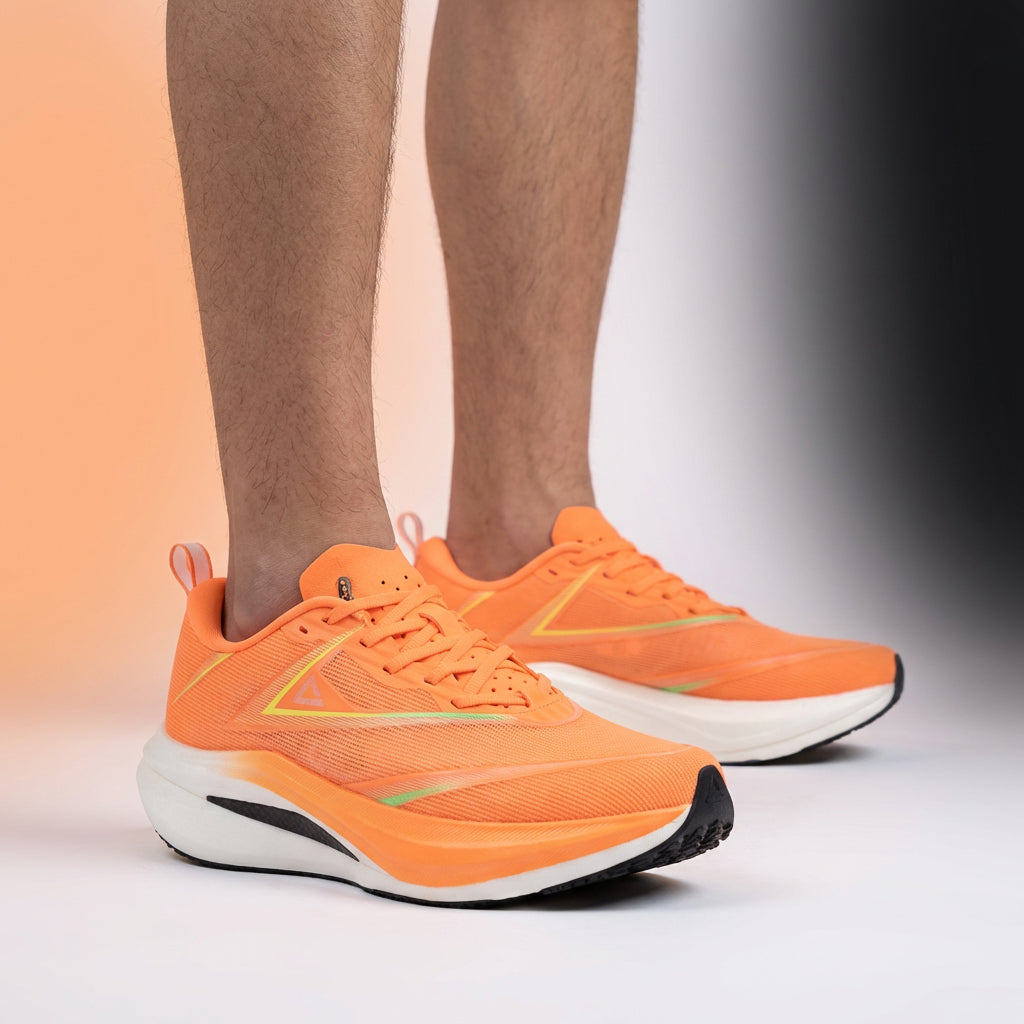 Peak Taichi Running Shoes Fluorescent Orange - EXT53301H-Y582