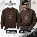 LUMBERJACK SWEAT SHIRT - LBJ-00602-BRN